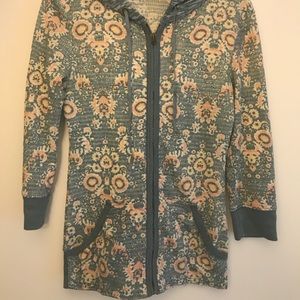 Free People zip up jacket